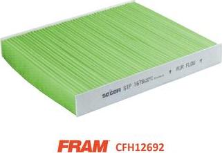 FRAM CFH12701 - Фільтр, повітря у внутрішній простір autozip.com.ua