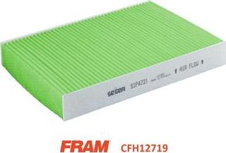 FRAM CFH12716 - Фільтр, повітря у внутрішній простір autozip.com.ua