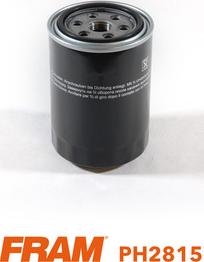 FRAM PH2815 - Масляний фільтр autozip.com.ua