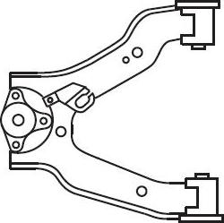 FRAP F4454 - Важіль незалежної підвіски колеса autozip.com.ua