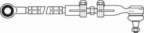 FRAP T/524 - Поперечна рульова тяга autozip.com.ua
