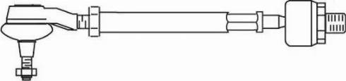 FRAP T383 - Поперечна рульова тяга autozip.com.ua