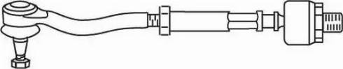 FRAP T335 - Ремкомплект, наконечник поперечної рульової тяги autozip.com.ua