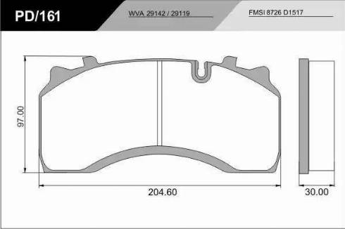 TRP 1962439 - Гальмівні колодки, дискові гальма autozip.com.ua