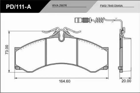 FRAS-LE PD/111-A_CV Advanced - Гальмівні колодки, дискові гальма autozip.com.ua