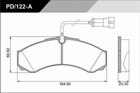 FRAS-LE PD/122-A-K17_CV Advanc - Гальмівні колодки, дискові гальма autozip.com.ua