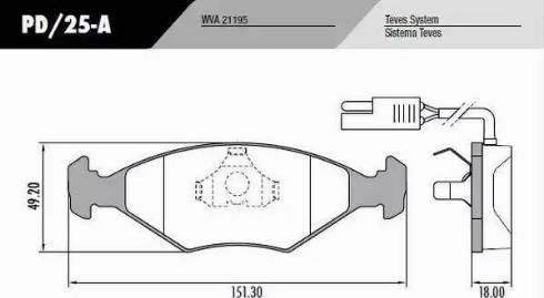 FRAS-LE PD/25-A - Гальмівні колодки, дискові гальма autozip.com.ua