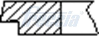 Freccia FR10-073850 - Комплект поршневих кілець autozip.com.ua