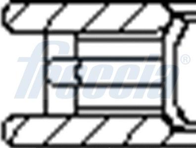 Freccia FR10-505200 - Комплект поршневих кілець autozip.com.ua