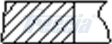 Freccia FR10-372300 - Комплект поршневих кілець autozip.com.ua