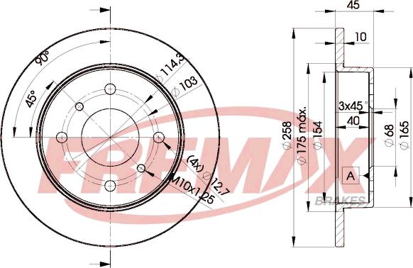 FREMAX BD-9901 - Гальмівний диск autozip.com.ua