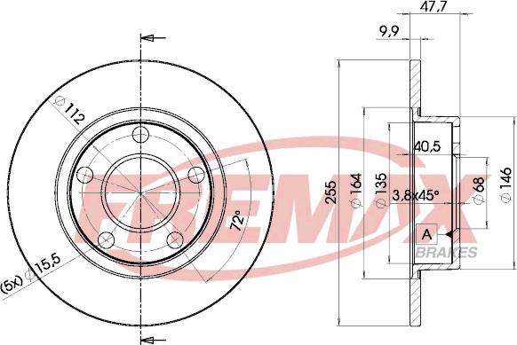 FREMAX BD-4062 - Гальмівний диск autozip.com.ua