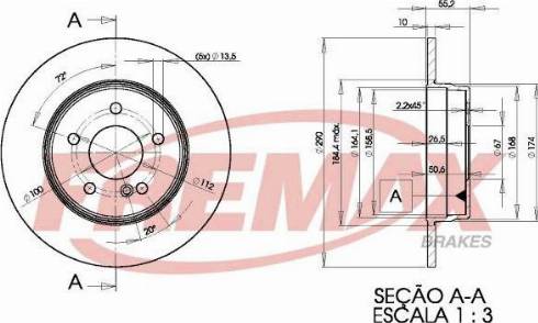 FREMAX BD-5131 - Гальмівний барабан autozip.com.ua