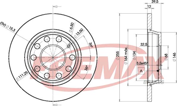 FREMAX BD-5309 - Гальмівний диск autozip.com.ua