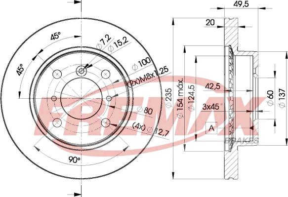 FREMAX BD-6101 - Гальмівний диск autozip.com.ua