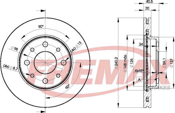 FREMAX BD-8929 - Гальмівний диск autozip.com.ua