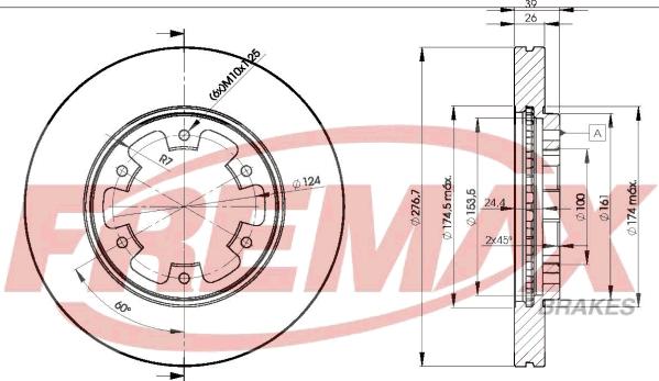 FREMAX BD-3101 - Гальмівний диск autozip.com.ua