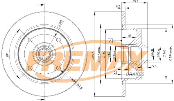 FREMAX BD-3170 - Гальмівний диск autozip.com.ua