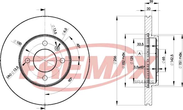 FREMAX BD-3790 - Гальмівний диск autozip.com.ua