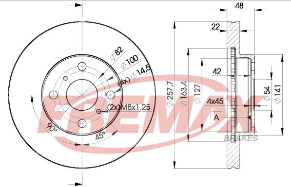 FREMAX BD-2490 - Гальмівний диск autozip.com.ua