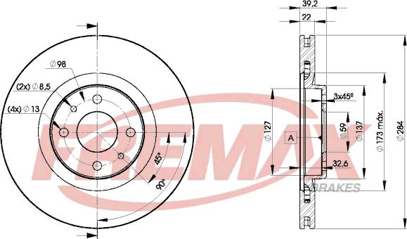 FREMAX BD-7947 - Гальмівний диск autozip.com.ua