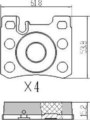 FREMAX FBP-0927 - Гальмівні колодки, дискові гальма autozip.com.ua