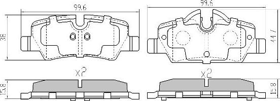 FREMAX FBP-0003 - Гальмівні колодки, дискові гальма autozip.com.ua