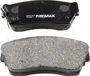 FREMAX FBP-0301 - Гальмівні колодки, дискові гальма autozip.com.ua