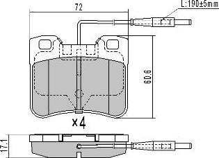 FREMAX FBP-0764 - Гальмівні колодки, дискові гальма autozip.com.ua