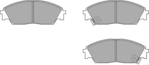 FREMAX FBP-0714-01 - Гальмівні колодки, дискові гальма autozip.com.ua