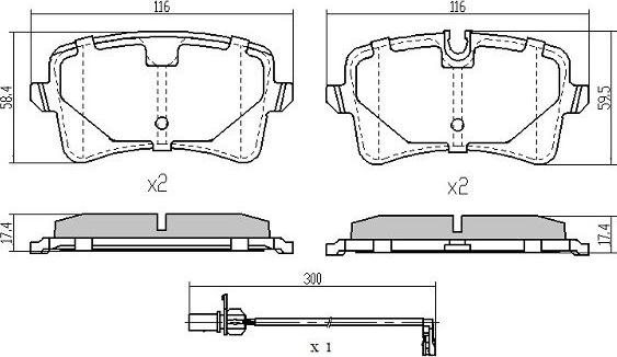 FREMAX FBP-1940 - Гальмівні колодки, дискові гальма autozip.com.ua