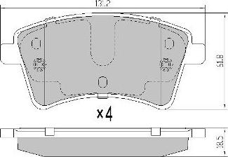 FREMAX FBP-1913 - Гальмівні колодки, дискові гальма autozip.com.ua