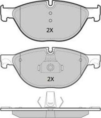 FREMAX FBP-1932 - Гальмівні колодки, дискові гальма autozip.com.ua