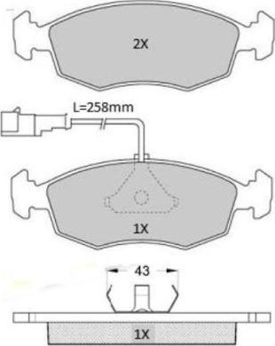 FREMAX FBP-1920 - Гальмівні колодки, дискові гальма autozip.com.ua