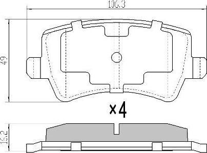 FREMAX FBP-1497 - Гальмівні колодки, дискові гальма autozip.com.ua