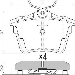 FREMAX FBP-1409 - Гальмівні колодки, дискові гальма autozip.com.ua