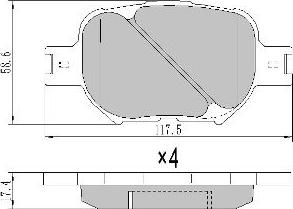 FREMAX FBP-1544 - Гальмівні колодки, дискові гальма autozip.com.ua