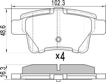 FREMAX FBP-1579 - Гальмівні колодки, дискові гальма autozip.com.ua