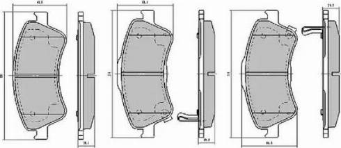 FREMAX FBP-1648 - Гальмівні колодки, дискові гальма autozip.com.ua