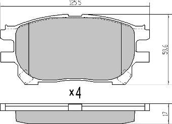 FREMAX FBP-1625 - Гальмівні колодки, дискові гальма autozip.com.ua