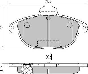 FREMAX FBP-1055 - Гальмівні колодки, дискові гальма autozip.com.ua