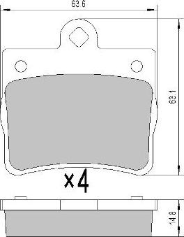 First Line BBP1668 - Гальмівні колодки, дискові гальма autozip.com.ua