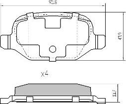 FREMAX FBP-1154 - Гальмівні колодки, дискові гальма autozip.com.ua