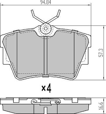 FREMAX FBP-1152 - Гальмівні колодки, дискові гальма autozip.com.ua