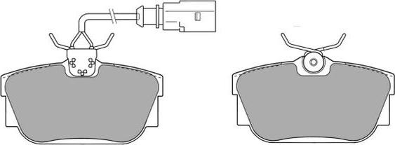 Quinton Hazell QFD4561AF - Гальмівні колодки, дискові гальма autozip.com.ua