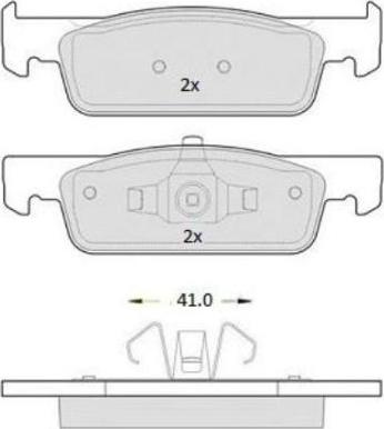 FREMAX FBP-1893 - Гальмівні колодки, дискові гальма autozip.com.ua