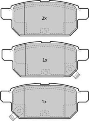 FREMAX FBP-1856 - Гальмівні колодки, дискові гальма autozip.com.ua