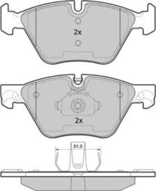 FREMAX FBP-1853 - Гальмівні колодки, дискові гальма autozip.com.ua