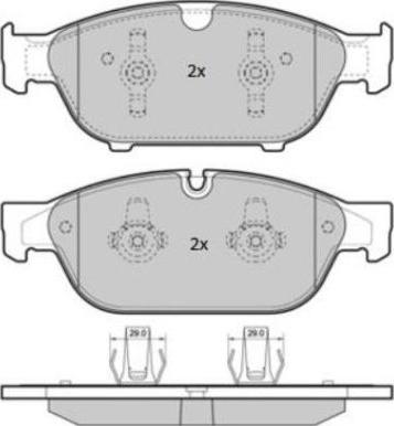 FREMAX FBP-1852 - Гальмівні колодки, дискові гальма autozip.com.ua