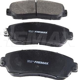 FREMAX FBP-1812 - Гальмівні колодки, дискові гальма autozip.com.ua